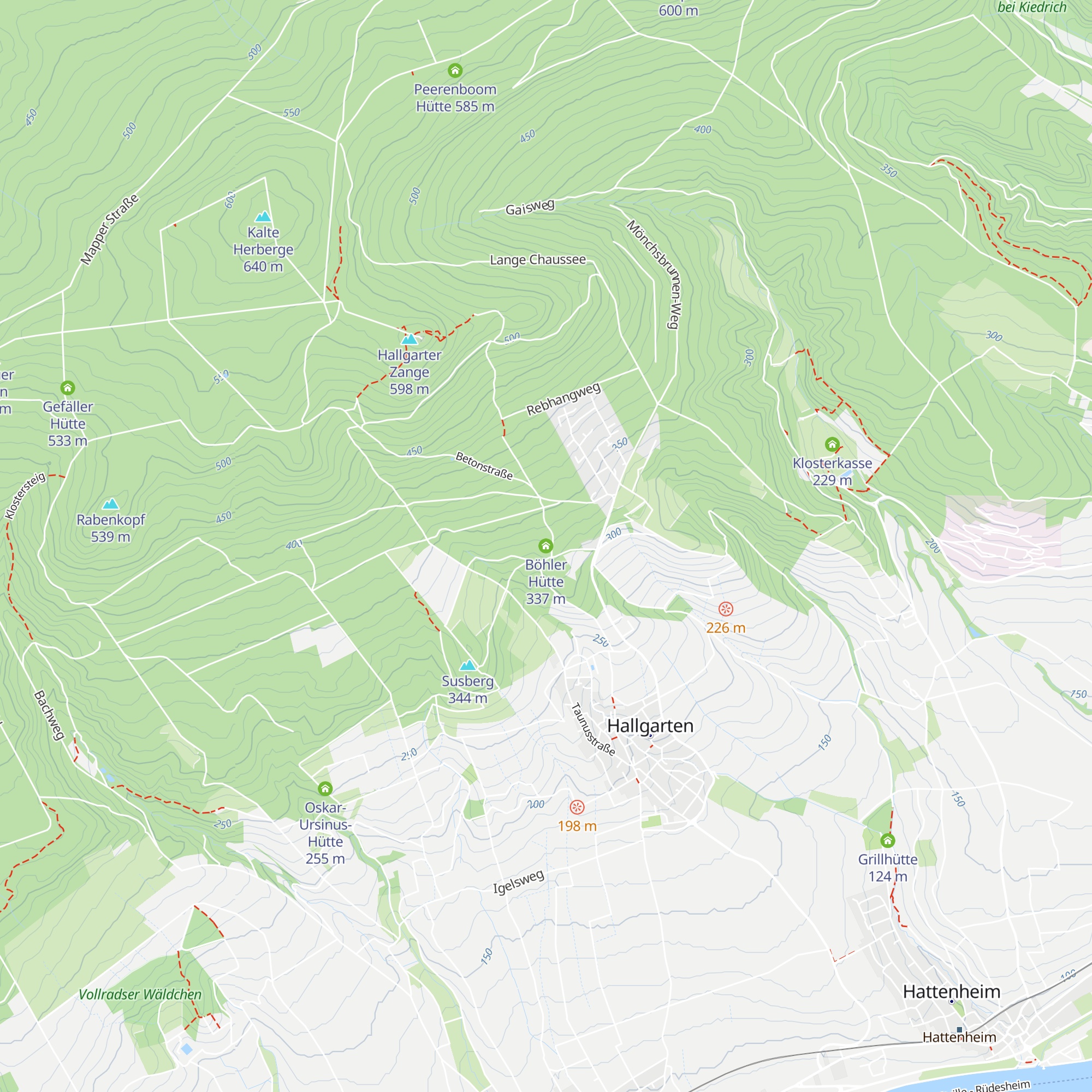 Böhler Hütte map