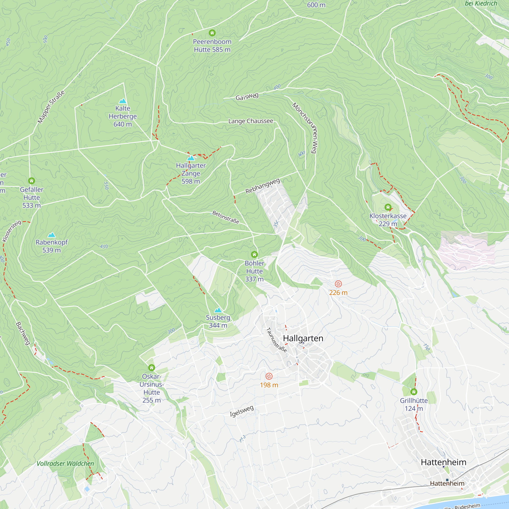 Böhler Hütte map