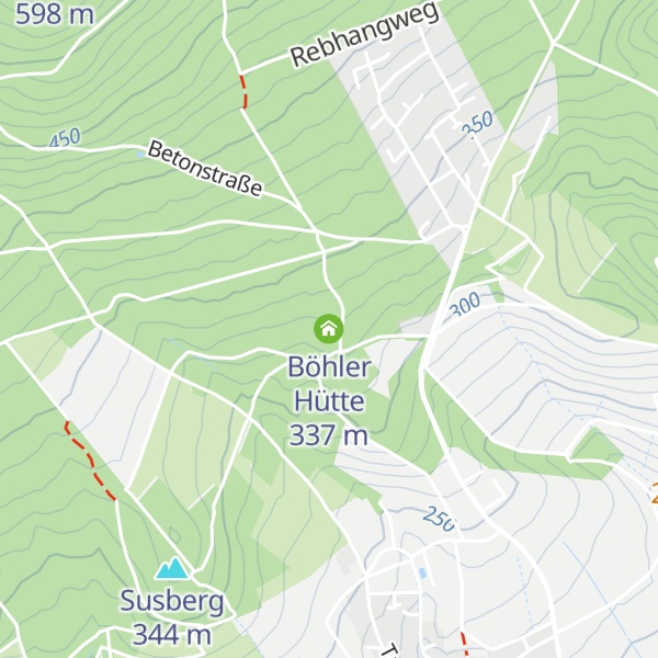 Map of Böhler Hütte