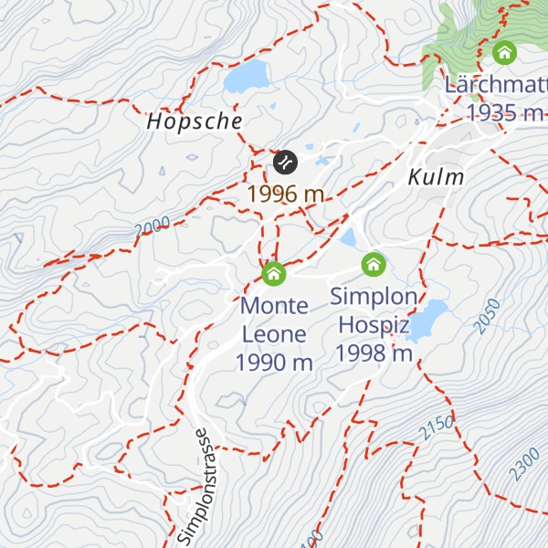 Map of Monte Leone