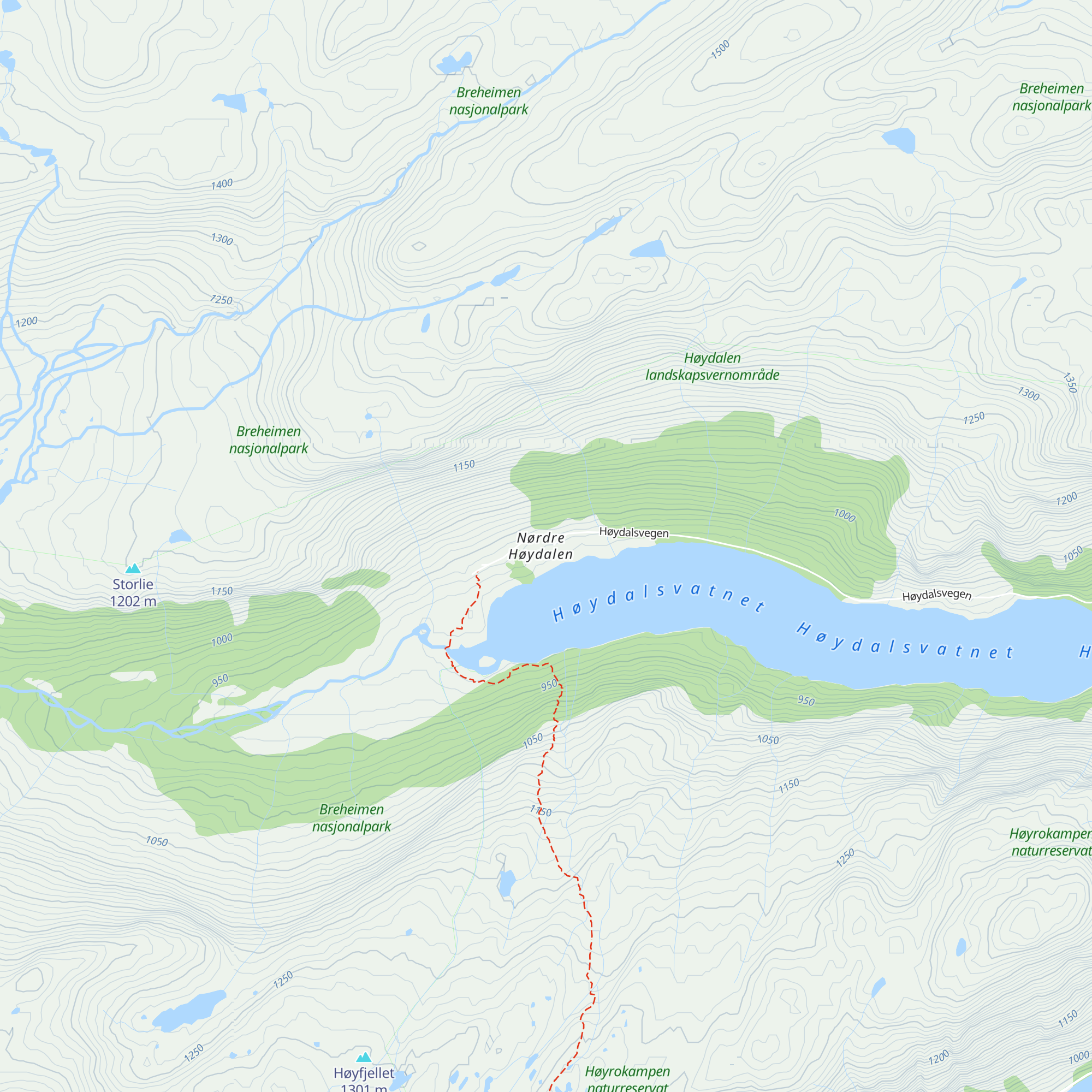 Høydalssæter map