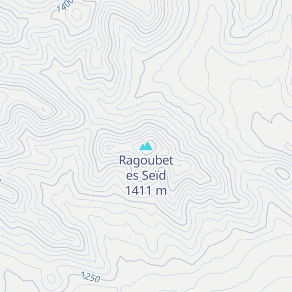 Map of Ragoubet es Seïd