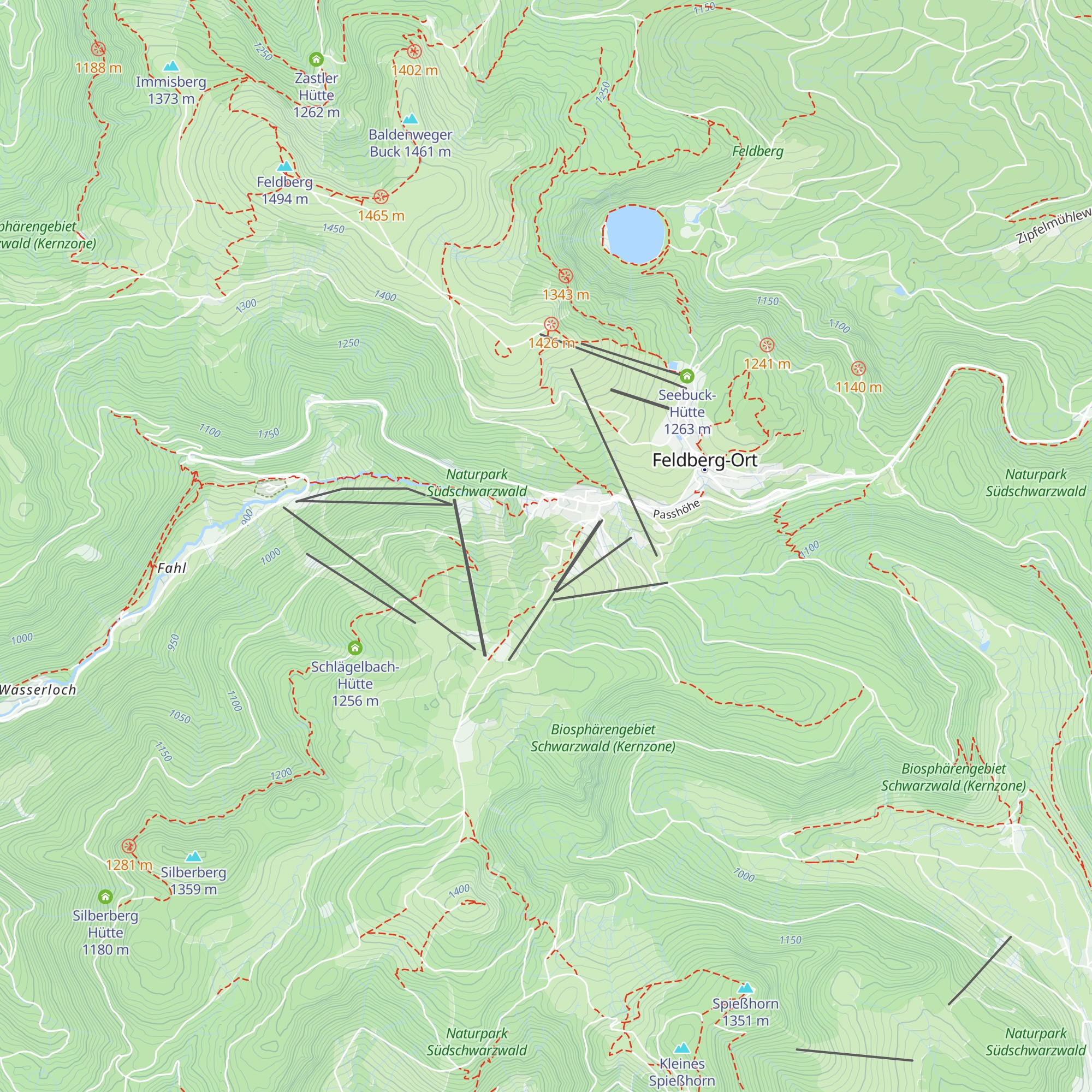 Lörracher Hütte map