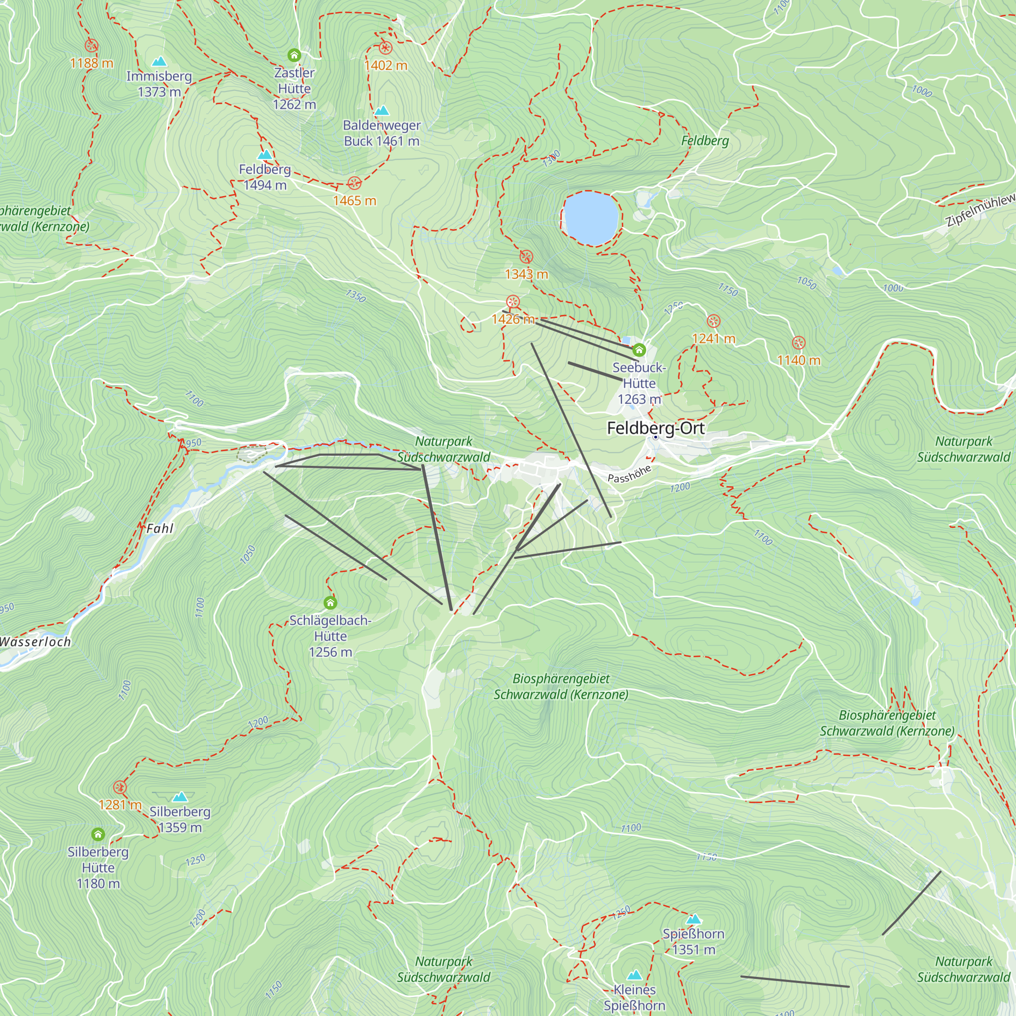 Lörracher Hütte map
