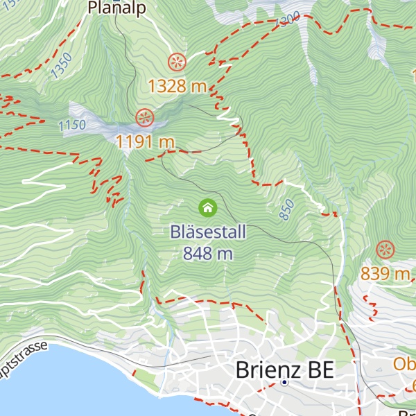 Map of Bläsestall