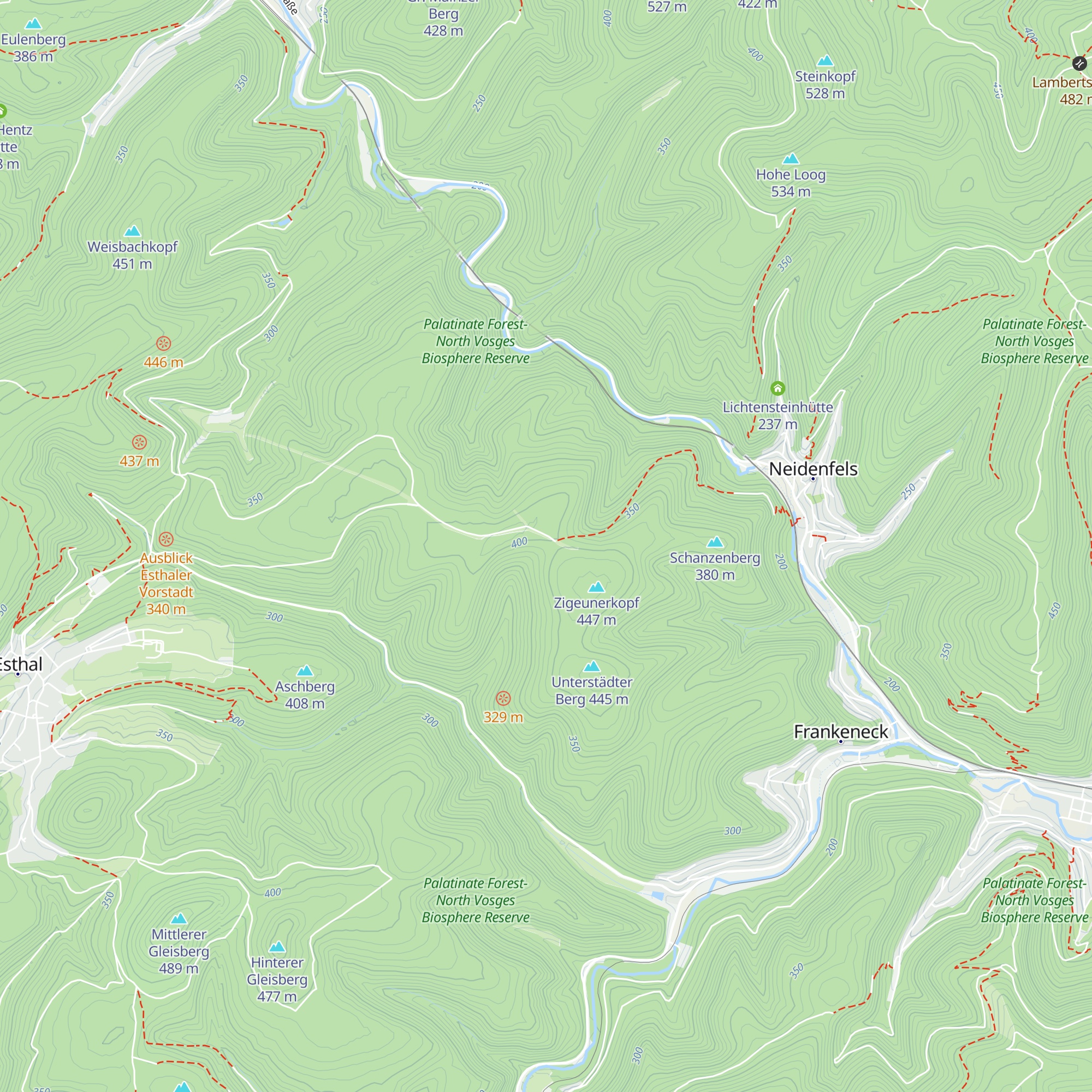 Herrentischhütte map