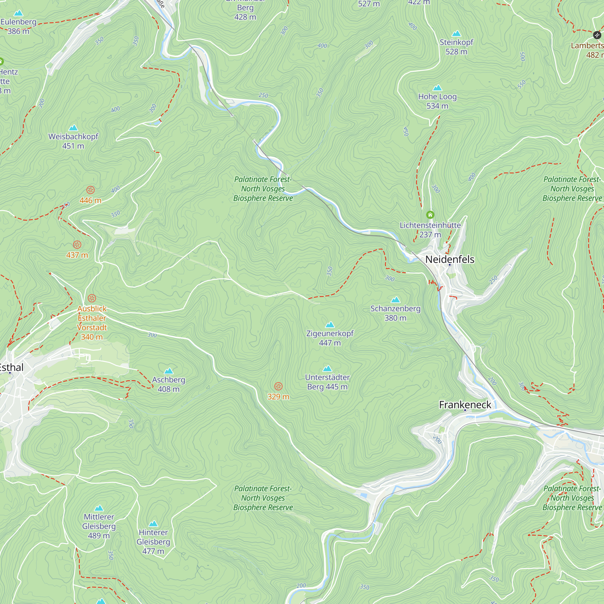 Herrentischhütte map