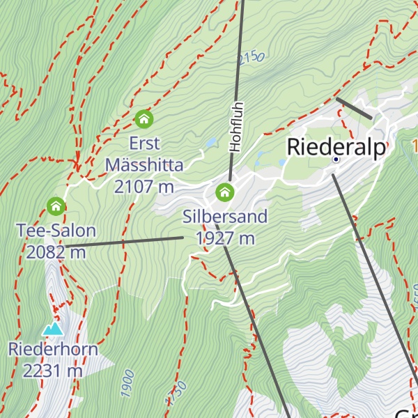 Map of zRiederhoru