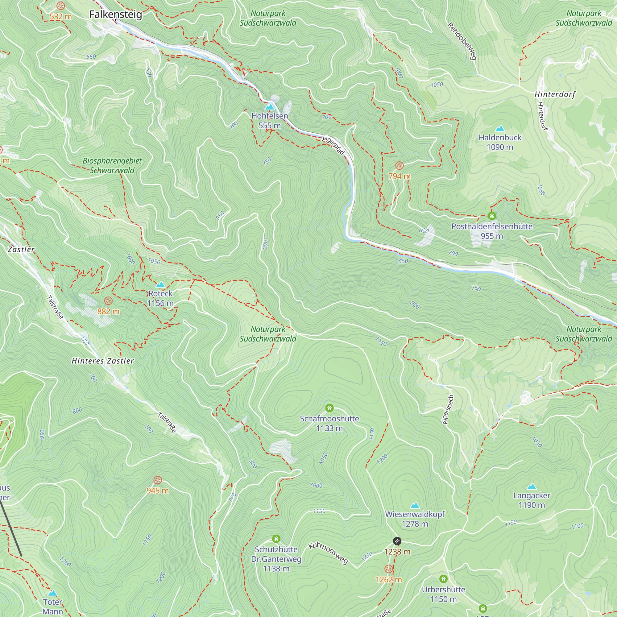 Männlehütte map