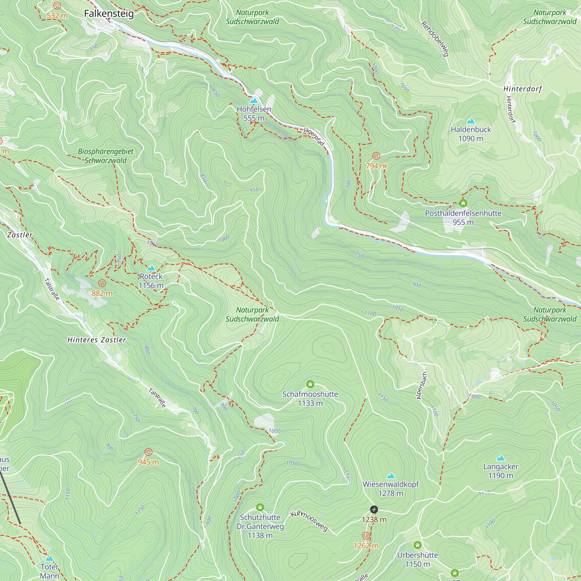 Männlehütte map