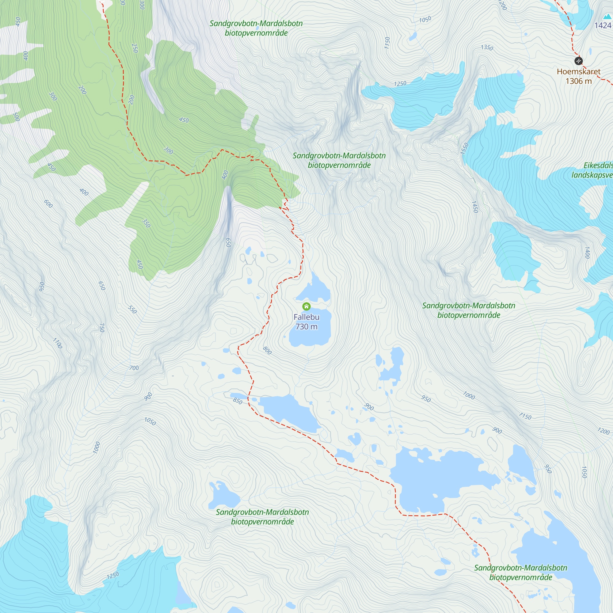Fallebu map