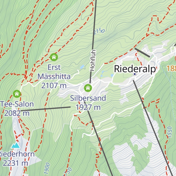 Map of Silbersand