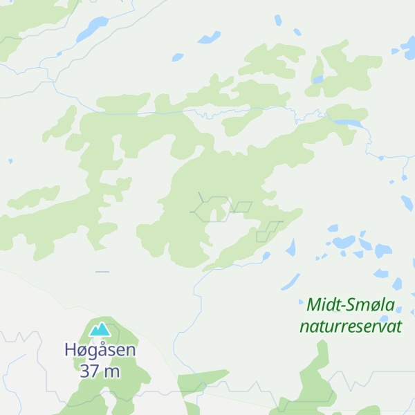 Map of Grønhaugen