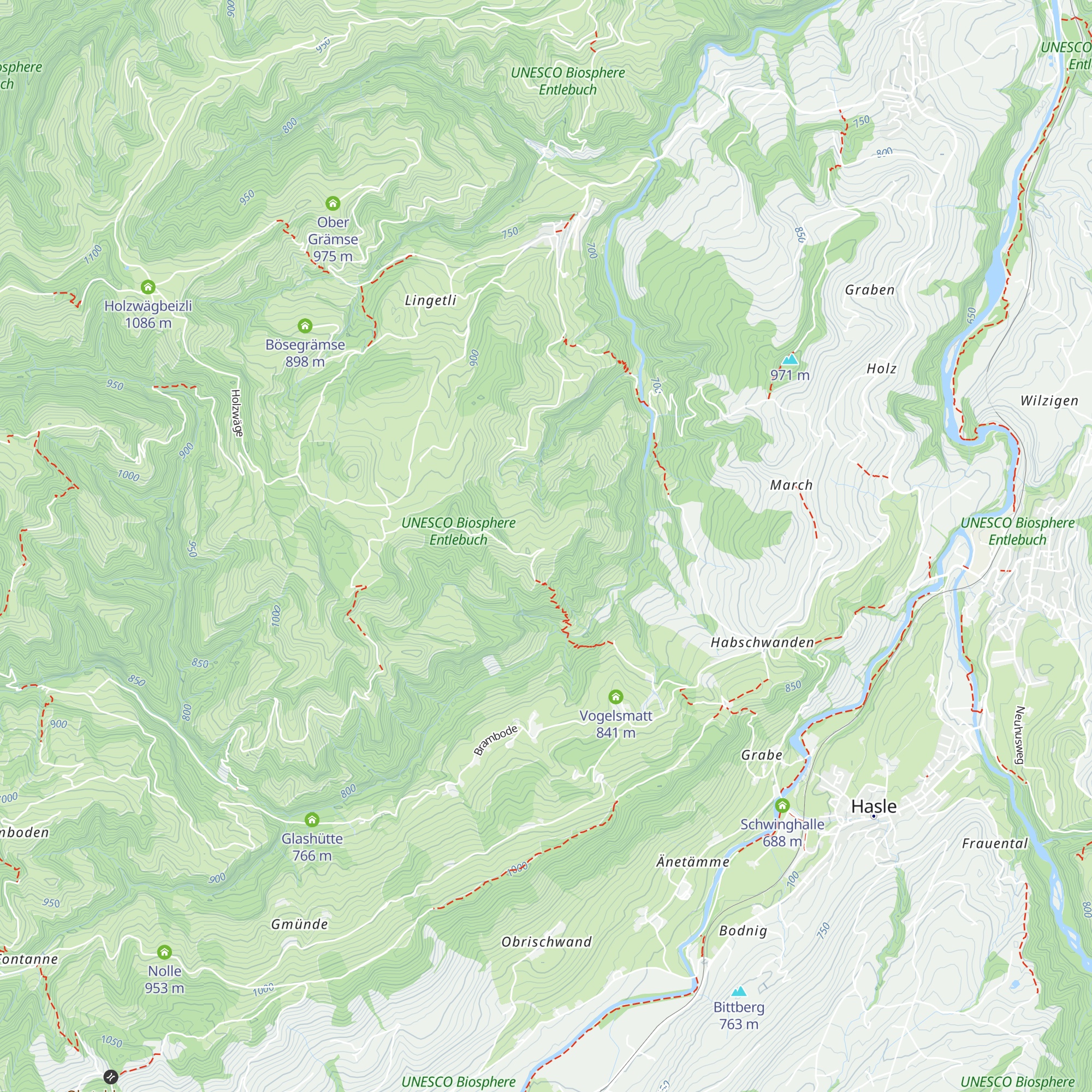 Bärüti Gruppenunterkunft map