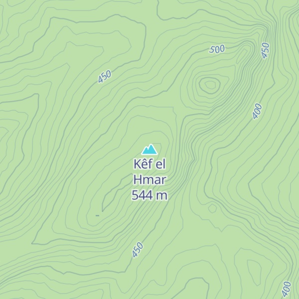 Map of Kêf el Hmar