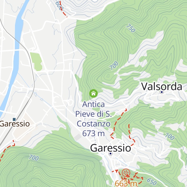 Map of Antica Pieve di S. Costanzo