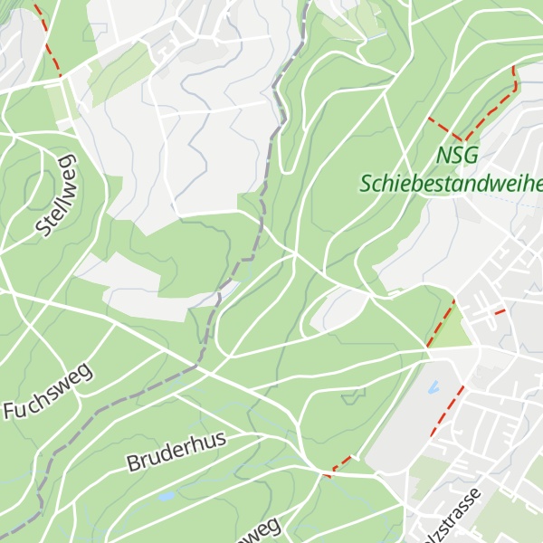 Map of Waldhütte mit Unterstand