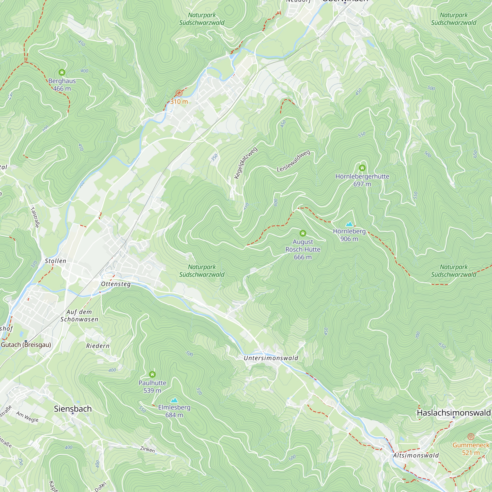 Wolfsgruben-Hütte map