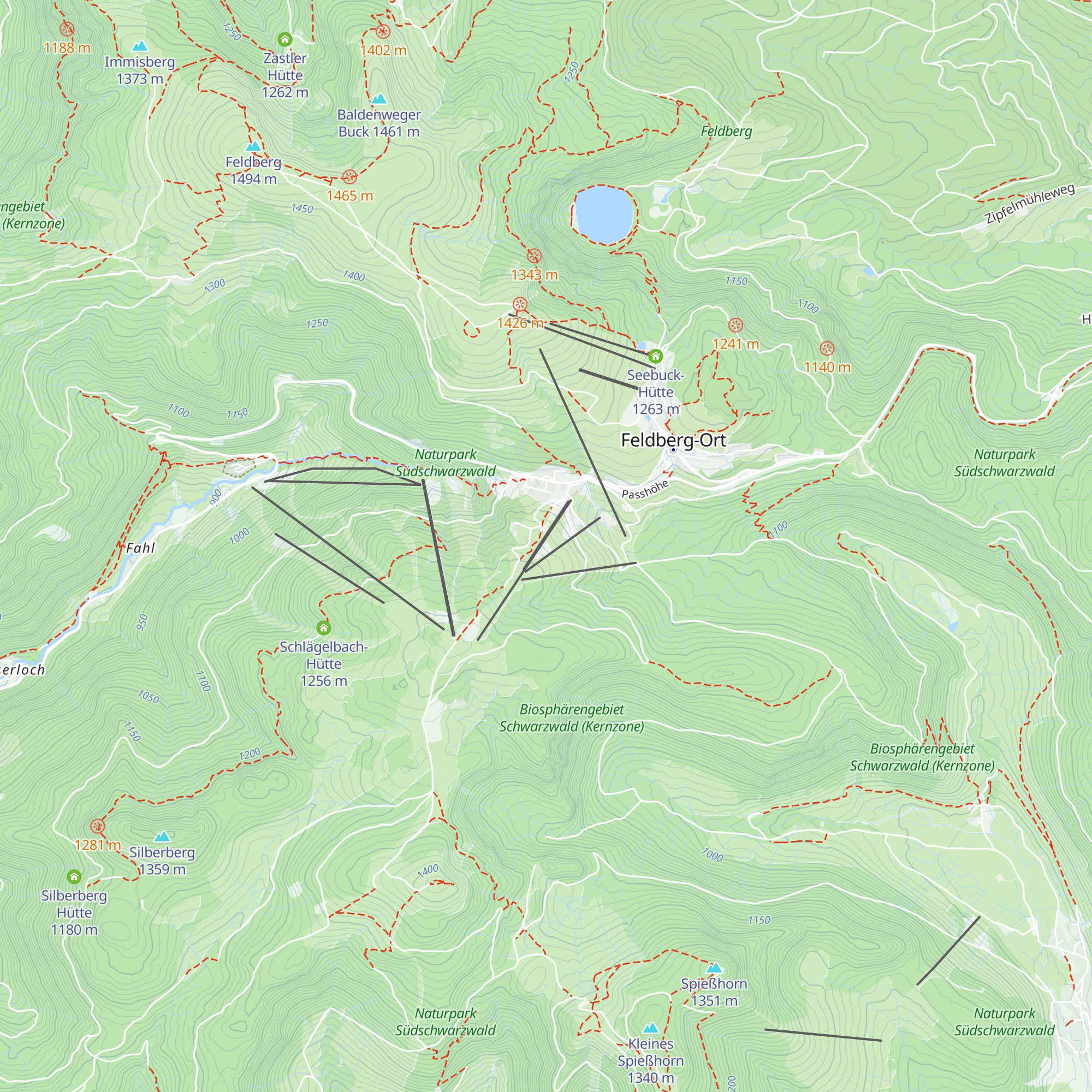 Emmendinger Hütte map