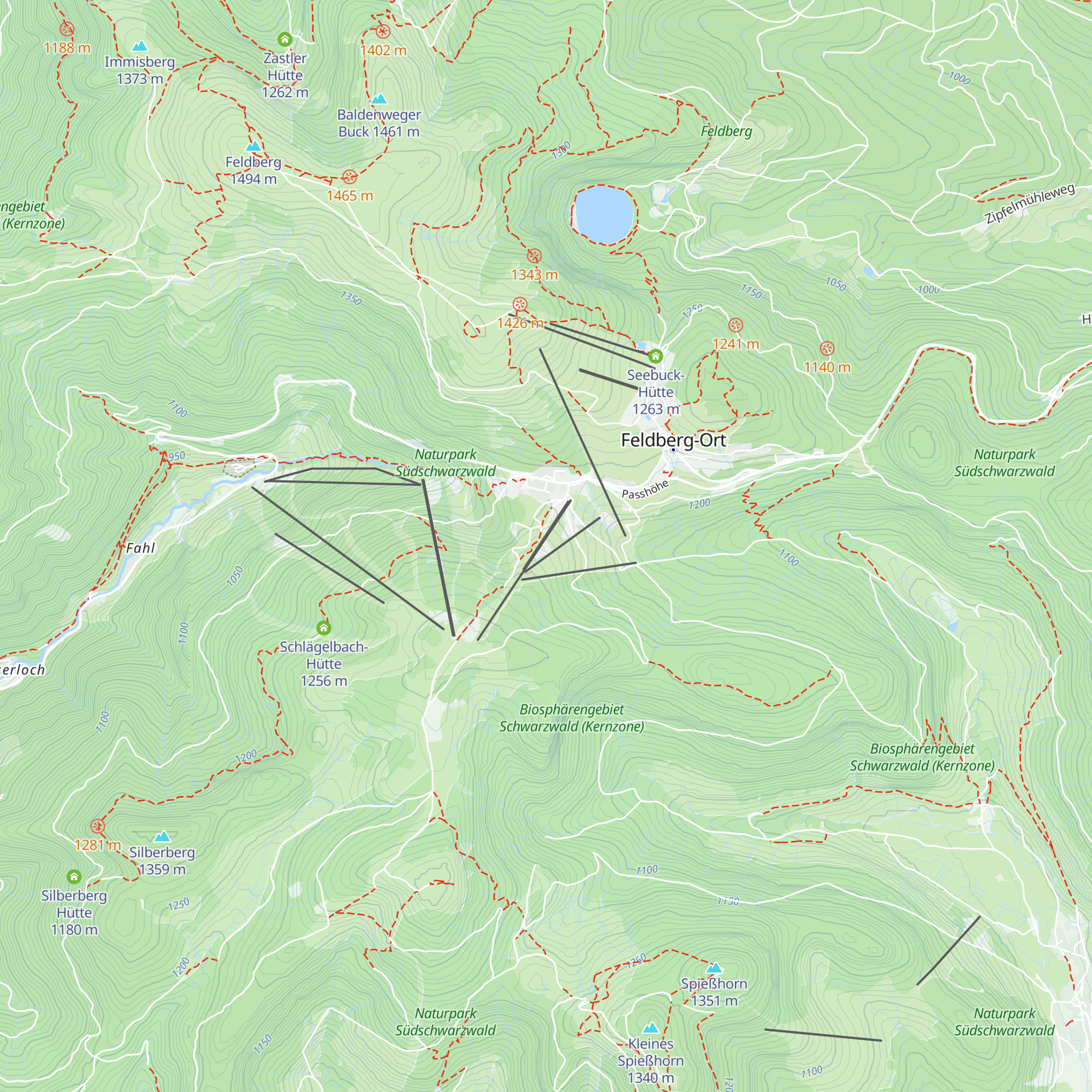 Emmendinger Hütte map