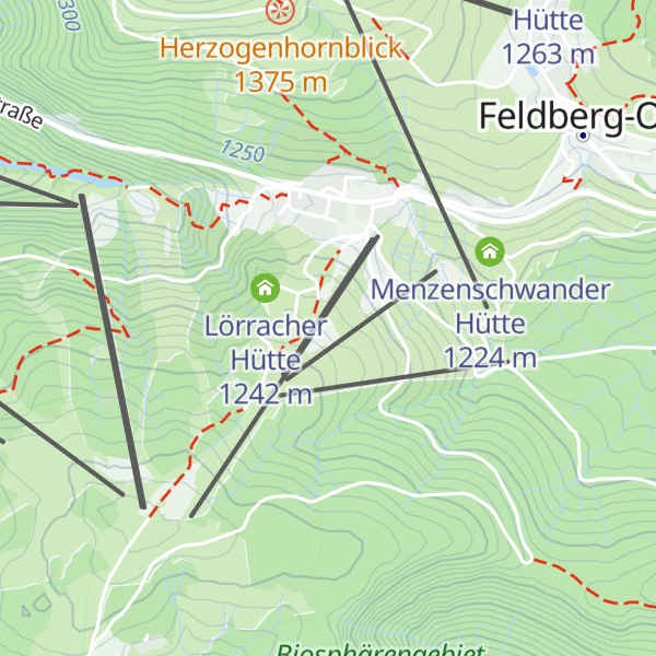 Map of Emmendinger Hütte
