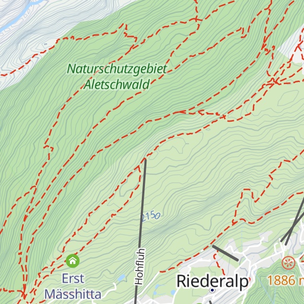 Map of Hohfluh