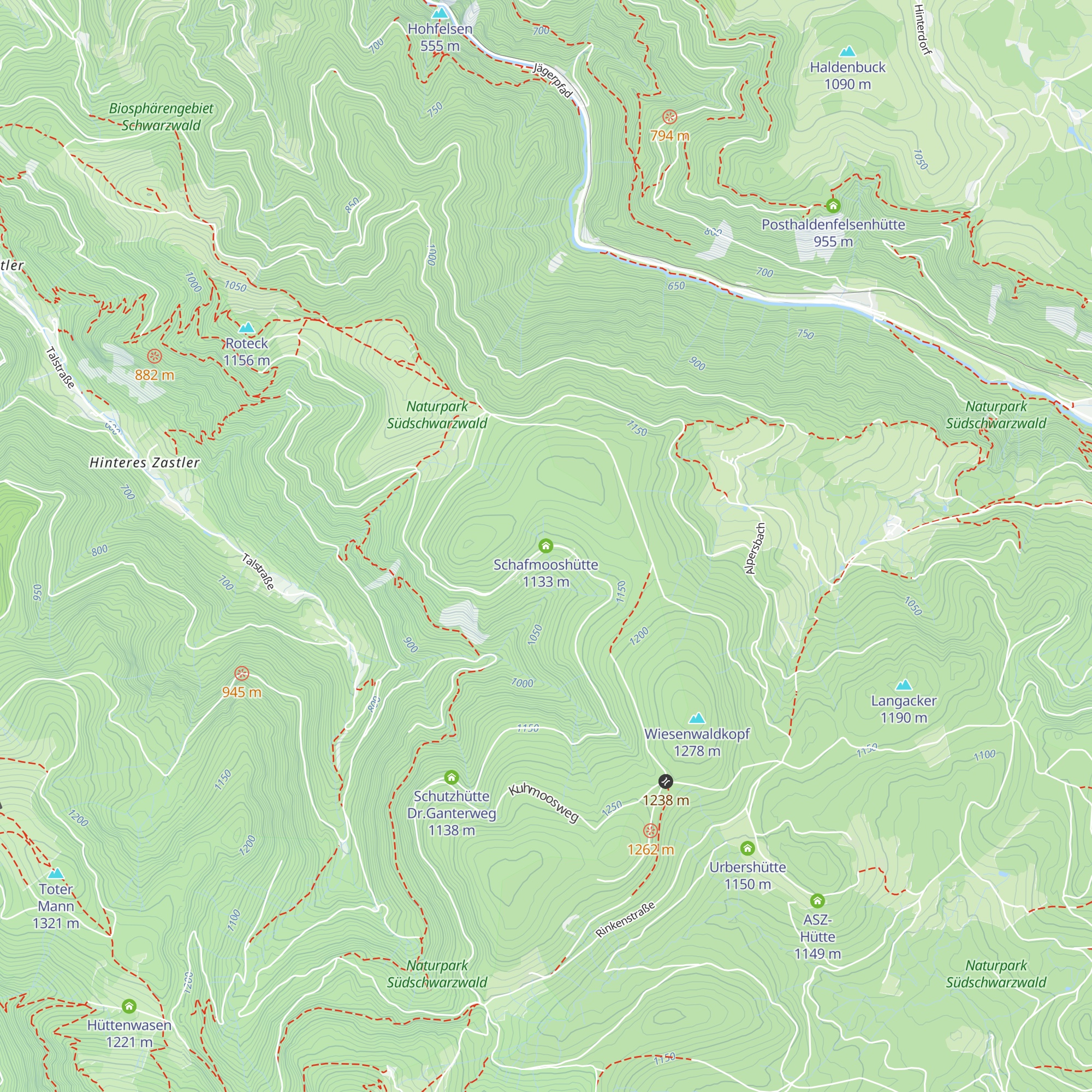 Schafmooshütte map