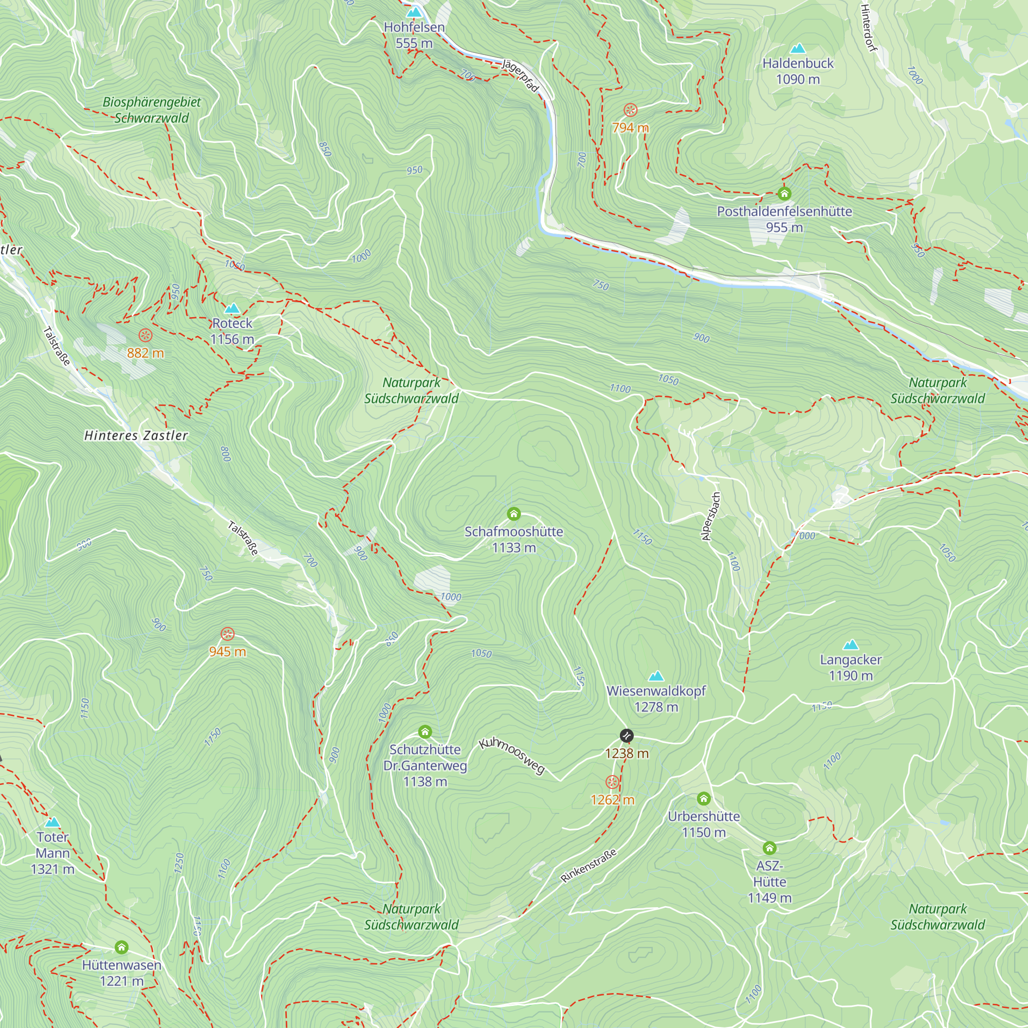 Schafmooshütte map
