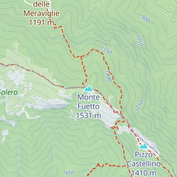 Map of Monte Fuetto