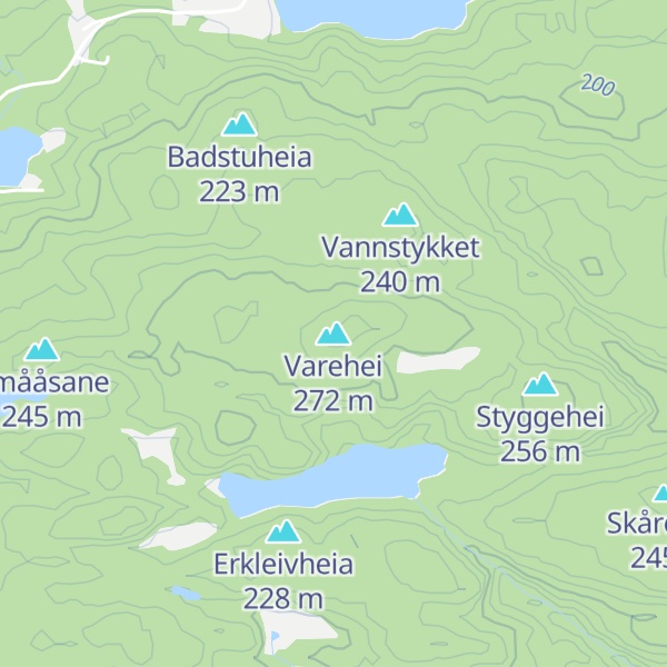 Map of Varehei