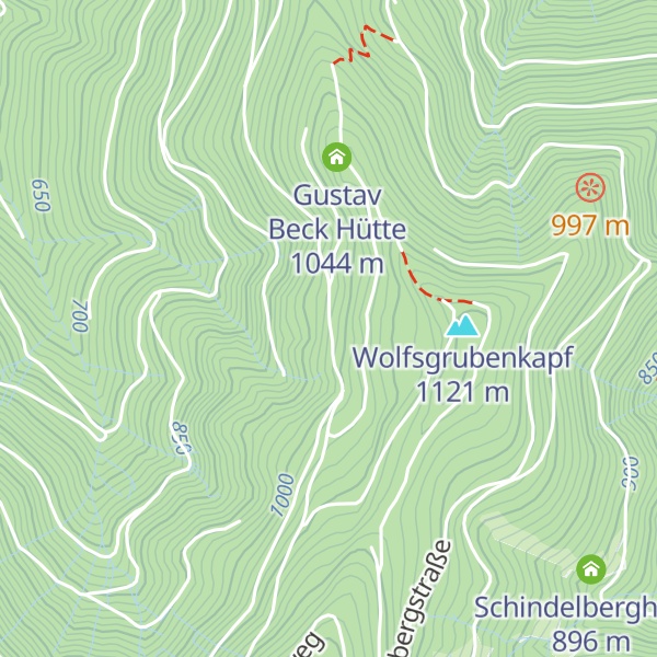 Map of Schöneichle-Hütte