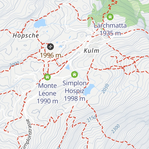 Map of Simplon Hospiz