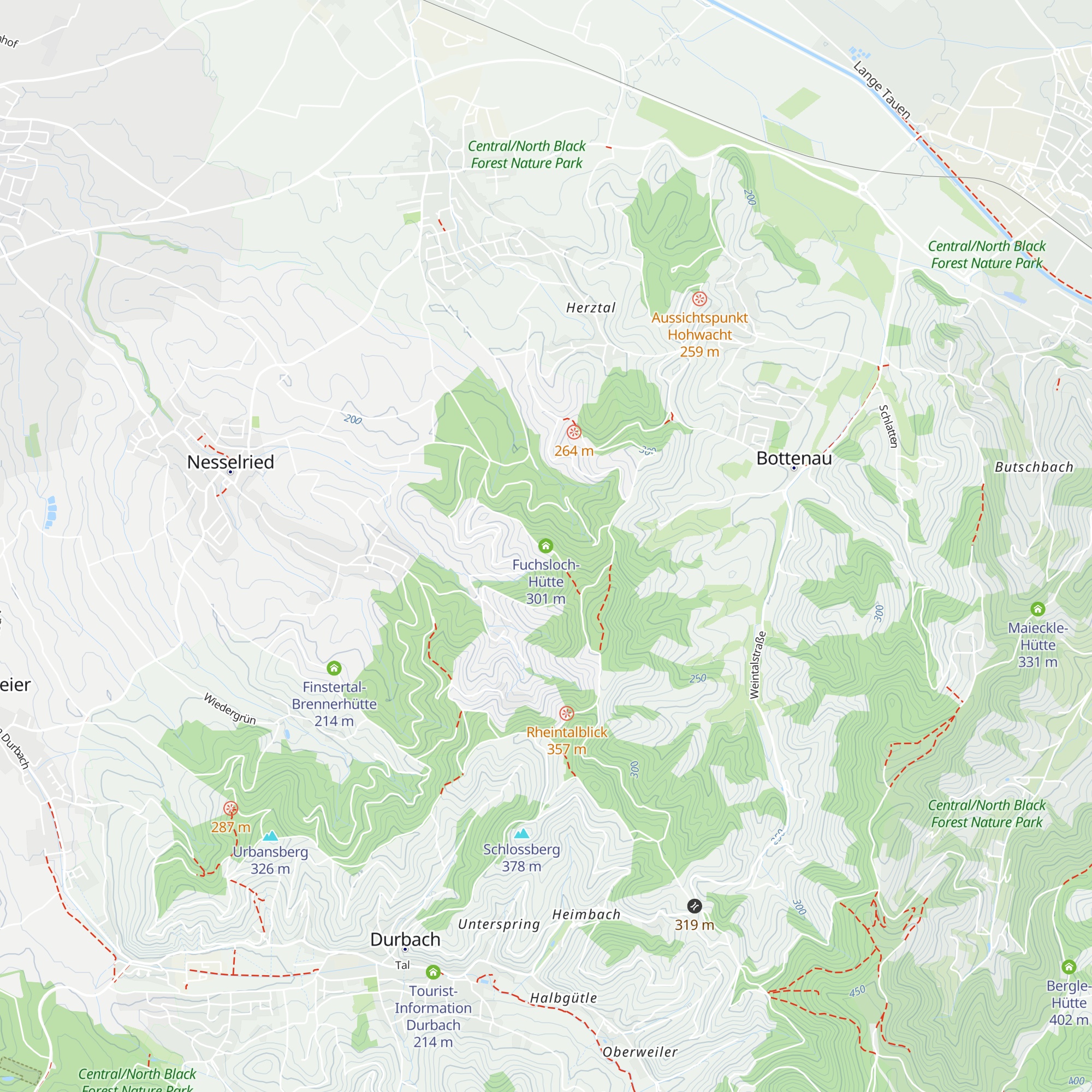 Fuchsloch-Hütte map