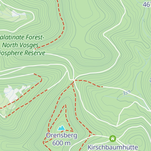 Map of Landauer Hütte am Zimmerbrunnen