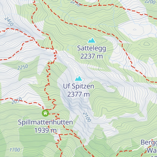 Map of Uf Spitzen
