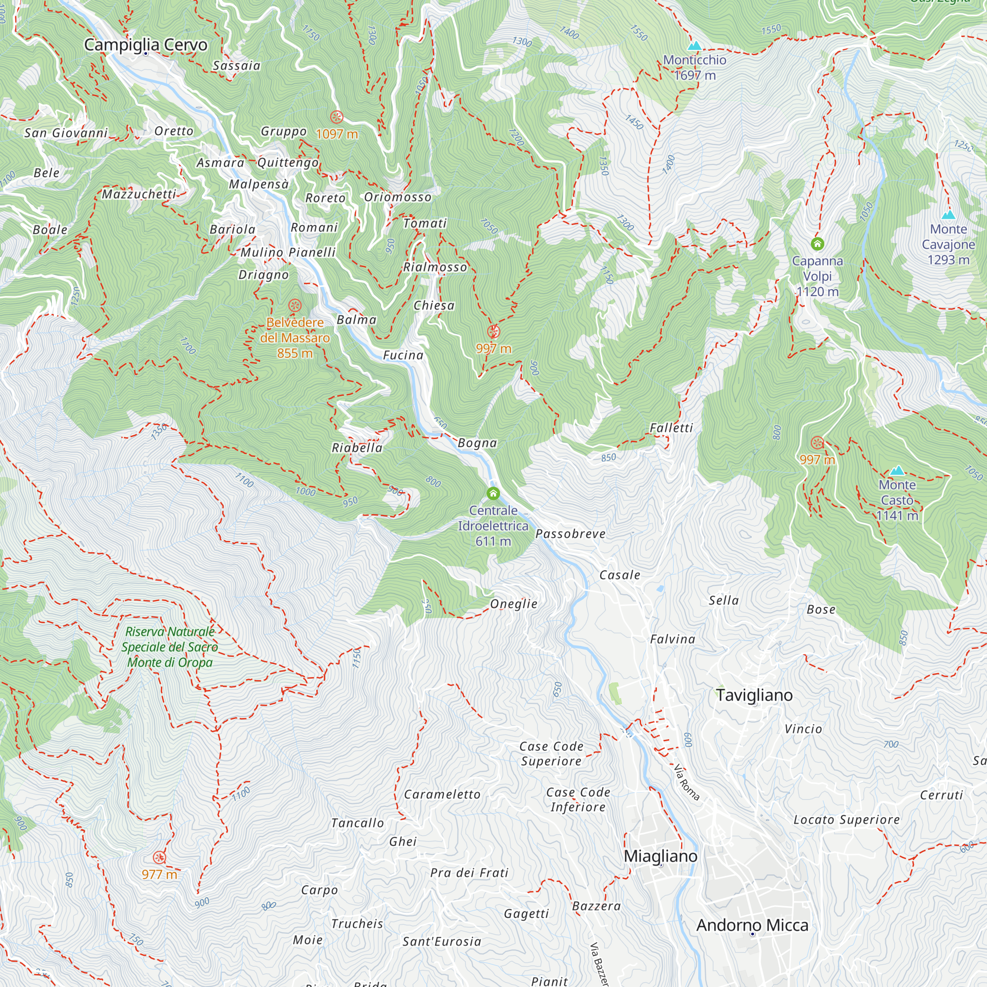 Centrale Idroelettrica map