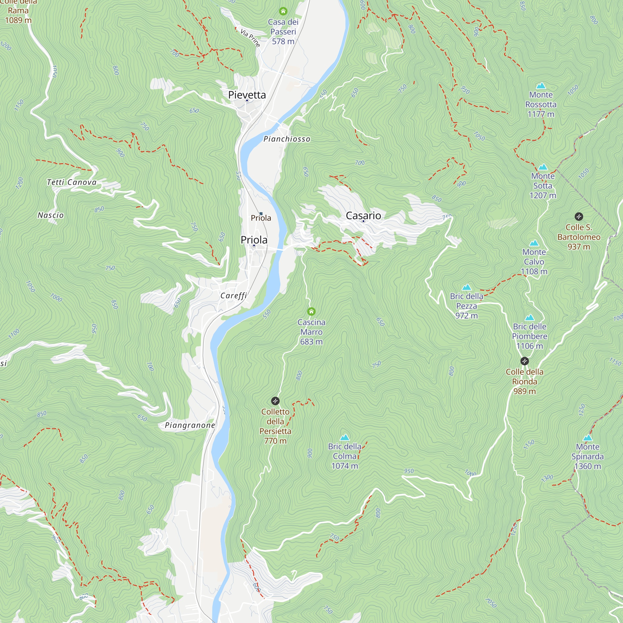 Cascina Marro map