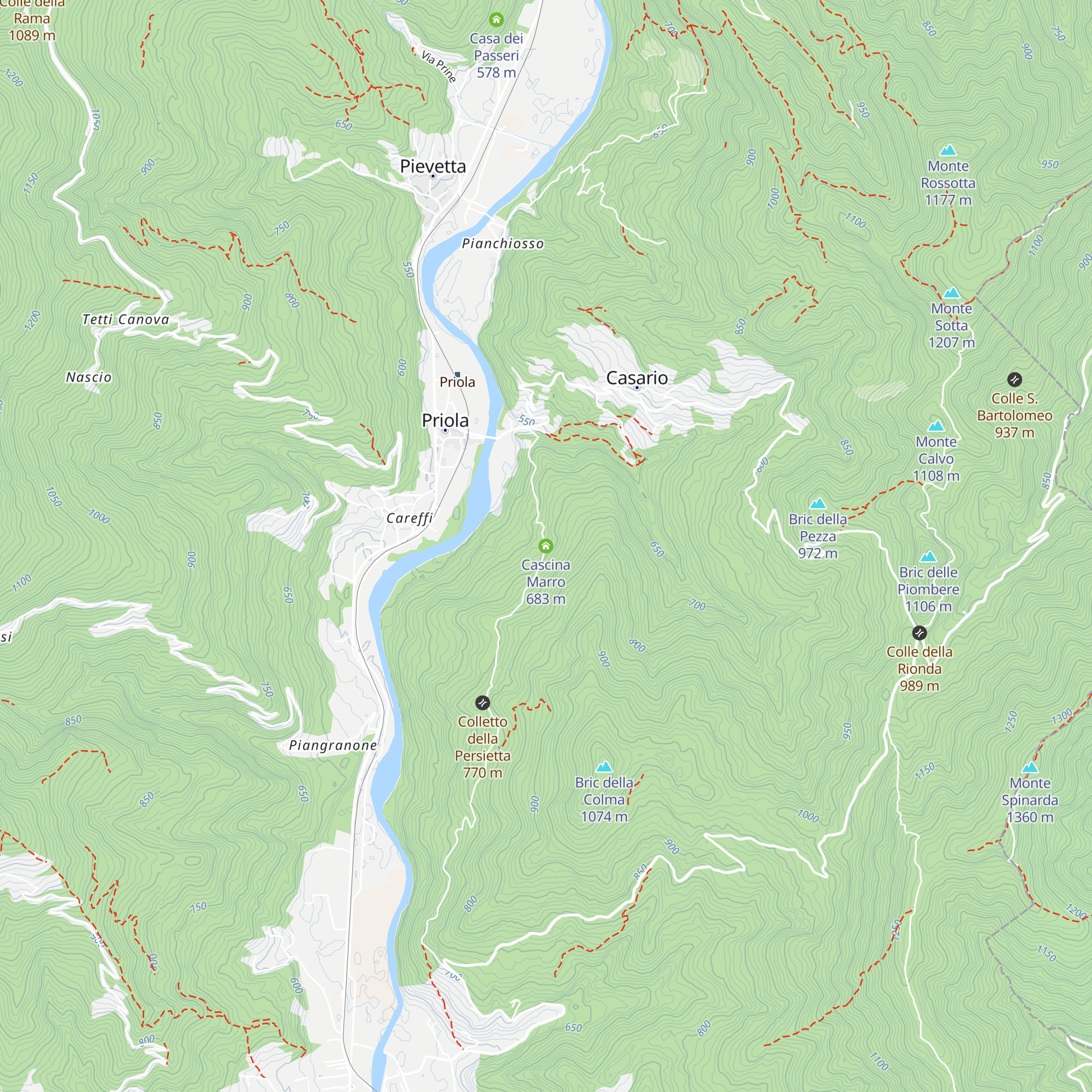 Cascina Marro map