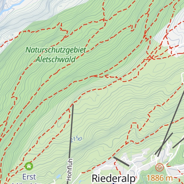 Map of Hoflüe