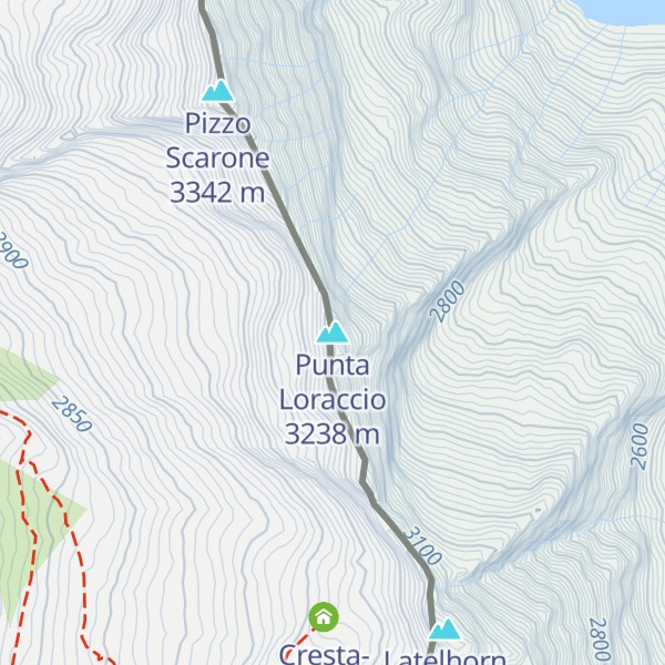 Map of Punta Loraccio
