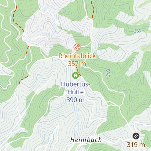 Map of Hubertus-Hütte