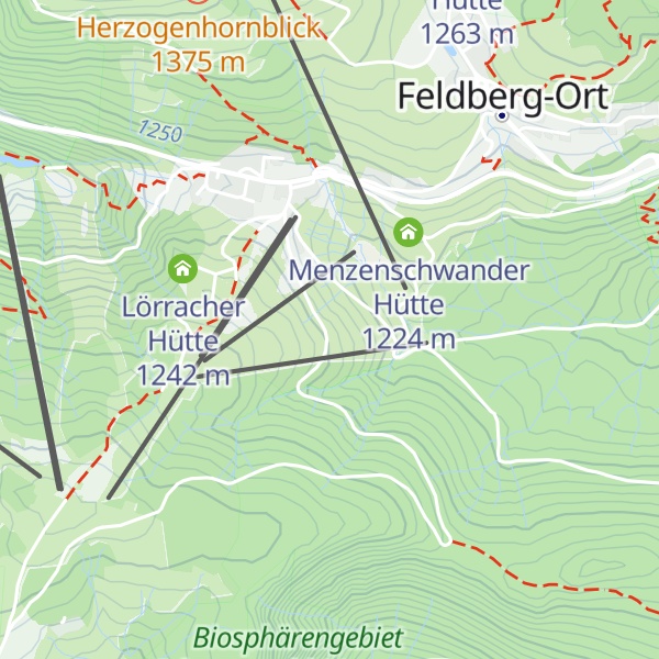 Map of Zeller Hütte