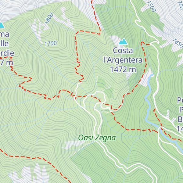Map of Alpe Artignaga