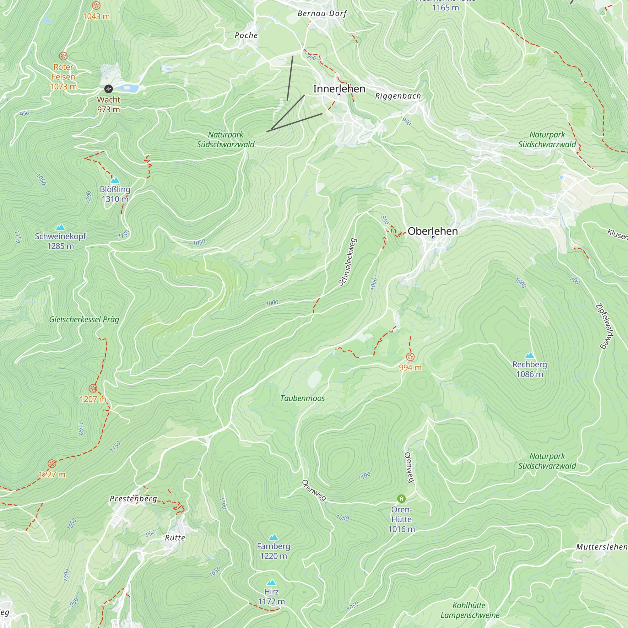 Stöckerwaldhütte map
