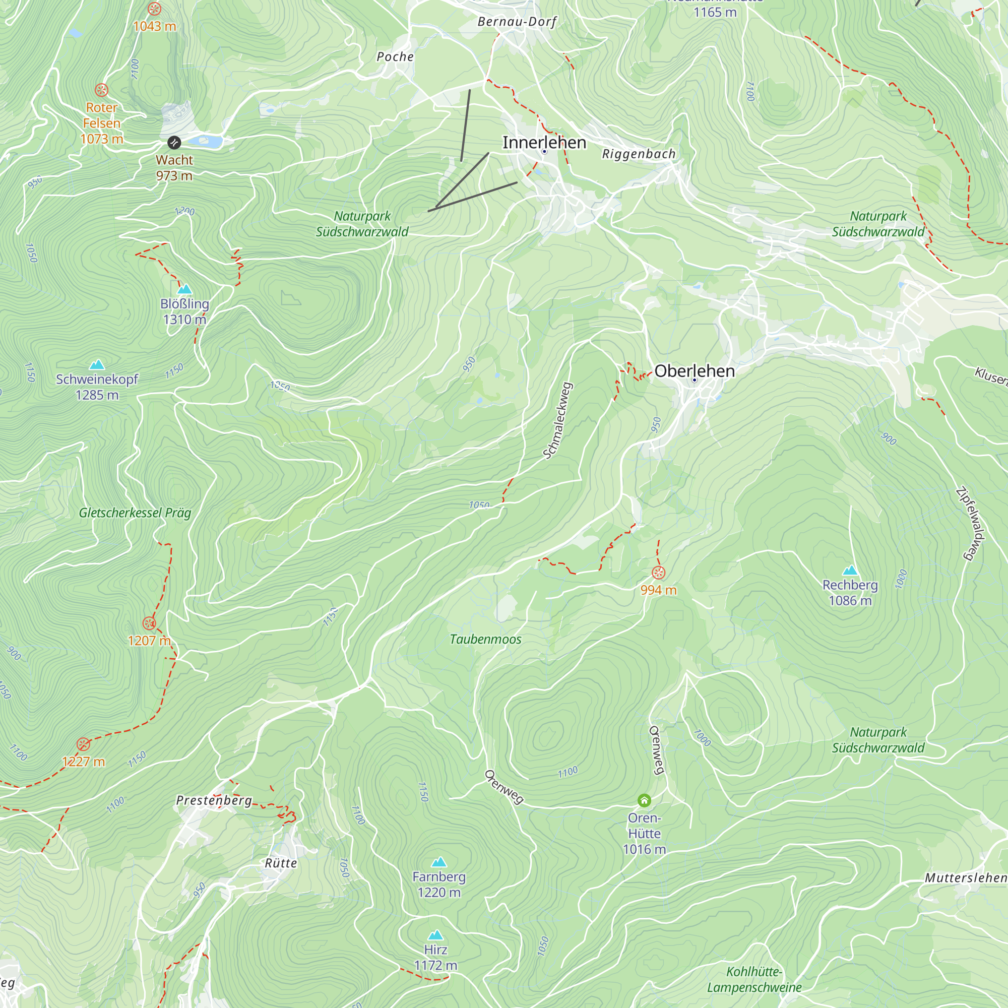 Stöckerwaldhütte map
