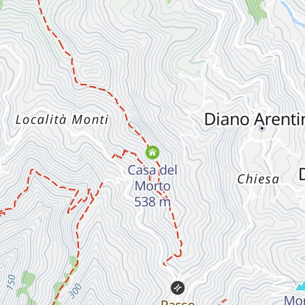 Map of Casa del Morto