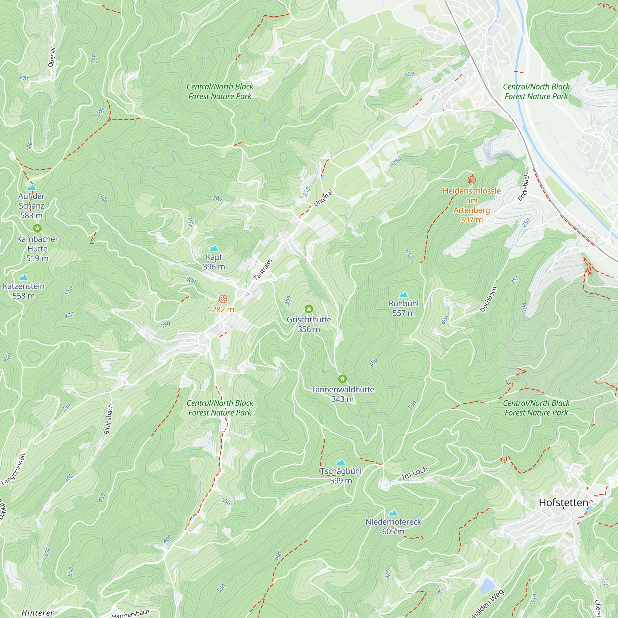 Grischthütte map