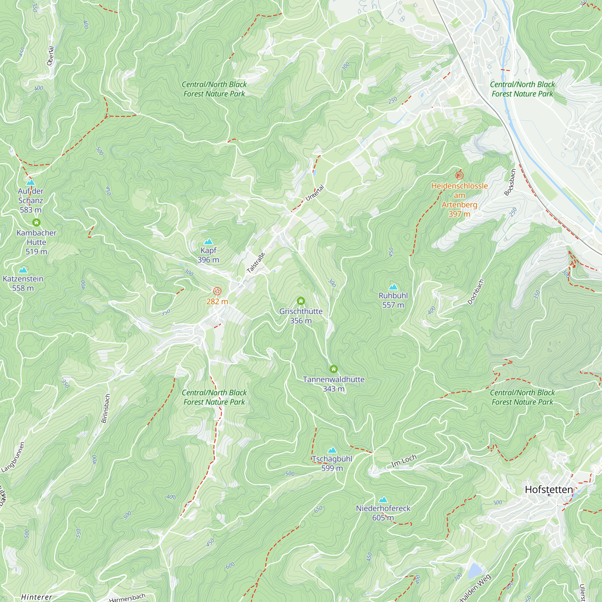 Grischthütte map