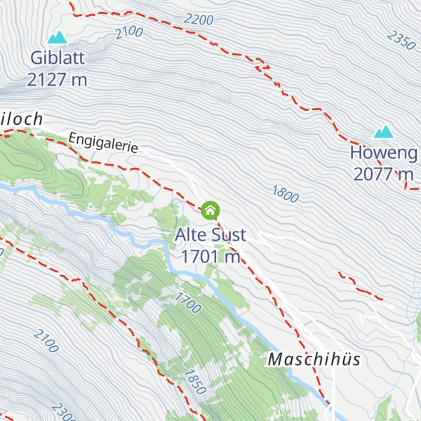 Map of Alte Sust