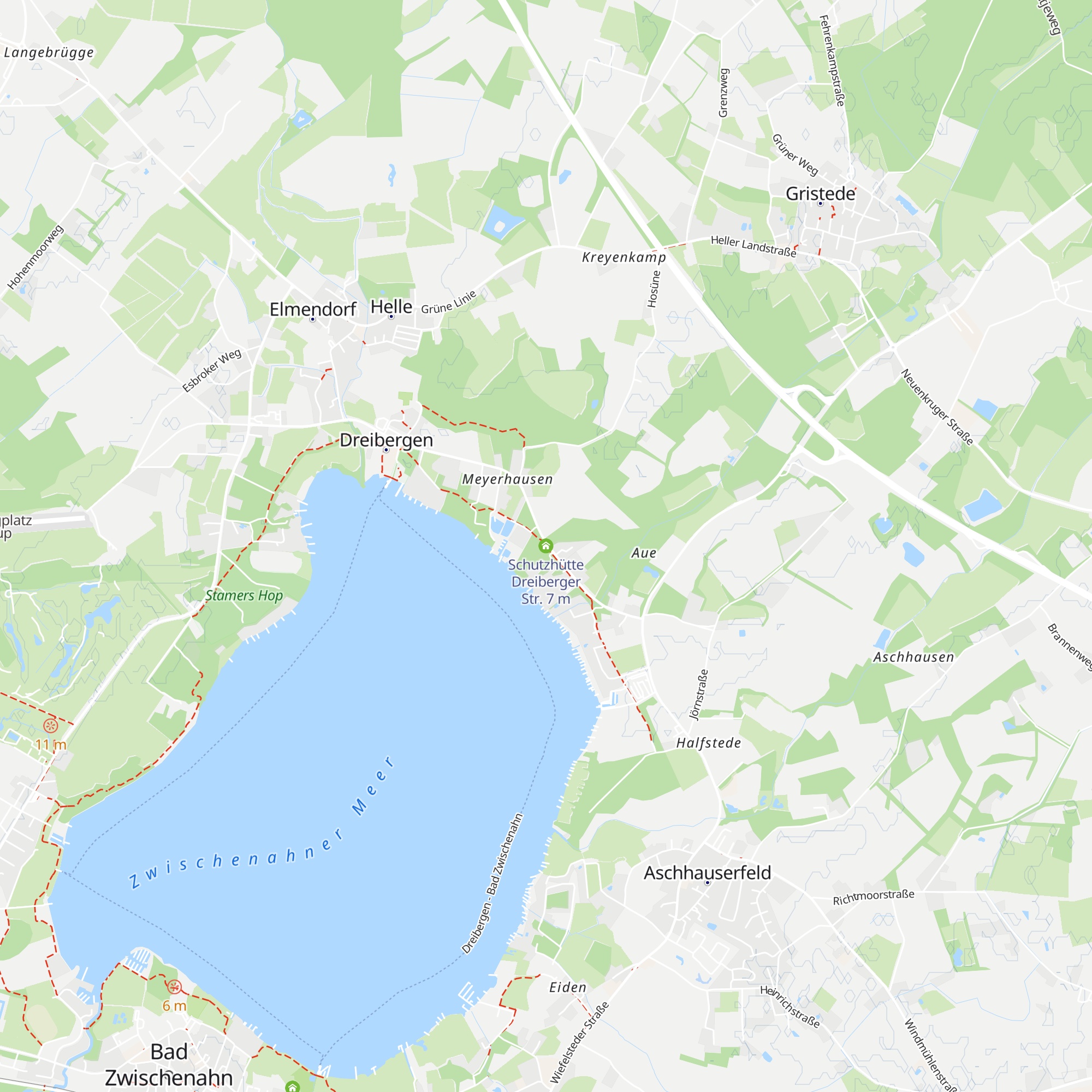 Schutzhütte Dreiberger Str. map